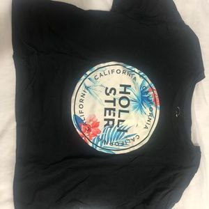 Black Hollister crop top